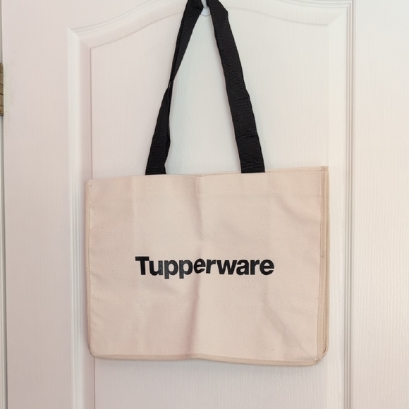 🆕 Tupperware®️ Canvas Tote - Picture 1 of 5